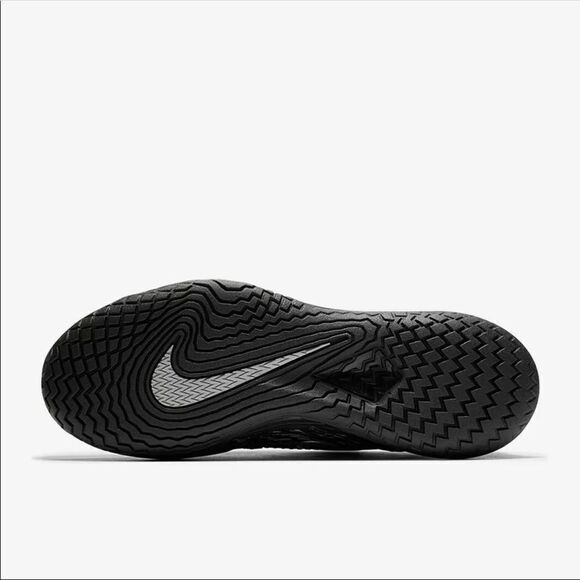 BLACK Nike Air Zoom Vapor Cage 4 HC Rafa Nadal x Tiger CD0424-005 Tennis Shoe 10 - Picture 4 of 8